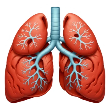 very simple lungs sticker