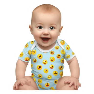 Baby onesie sticker