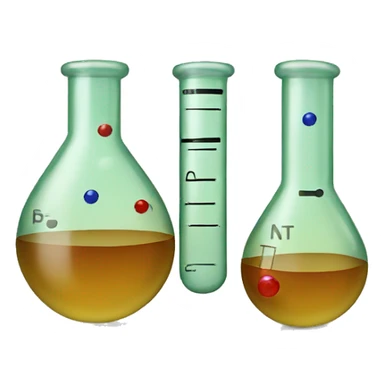 Chemistry tubes sticker