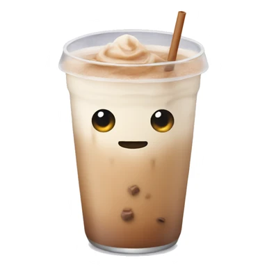 Iced chai latte sticker
