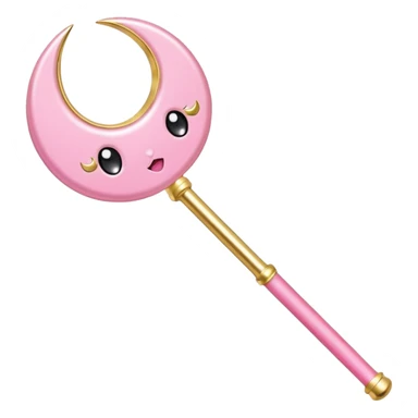 Sailor moon pink moon stick sticker