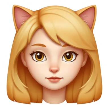 девочка-кошка sticker