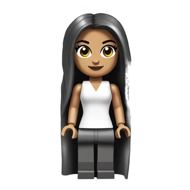 ARIANA GRANDE lego full body sticker