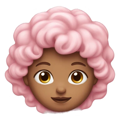 Baby pink pastel heart sticker