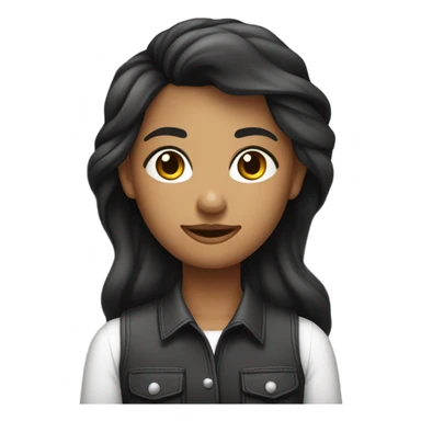 Mulher com cabelo cacheado médio preto morena abraçada com um homem alto branco com cabelo curto sticker