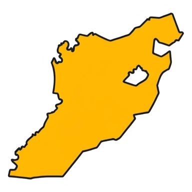 jordan map icon black and white no background just the outline sticker