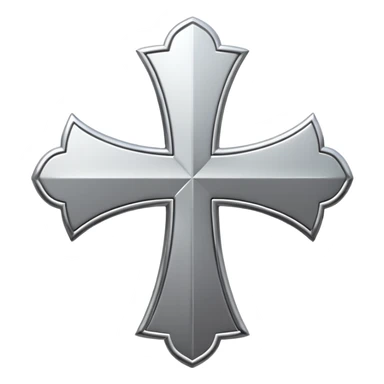 cross logo sticker