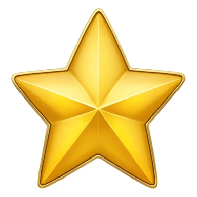 Gold star coin emoji sticker