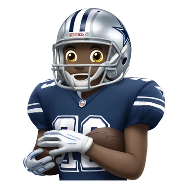 Dallas Cowboys football player sticker