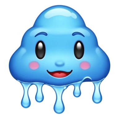 spell out the word "wavy" in a blue graffiti font sticker