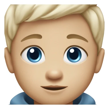 Baby boy blue eyes  sticker