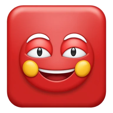 emoji with the word 'Mall' in simple, easy-to-read style, white text on red background sticker