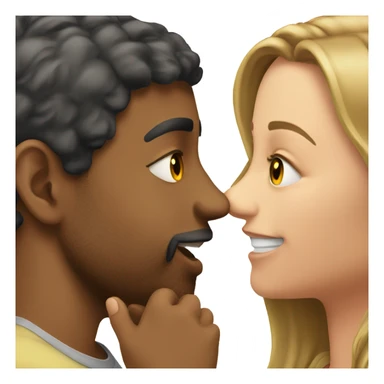 Guy kiss girls forehead  sticker