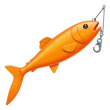small fake bait fishing sticker