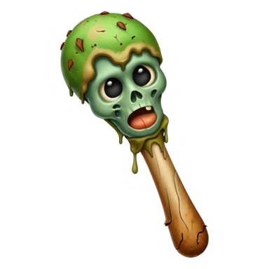 Rotten flesh drumstick sticker