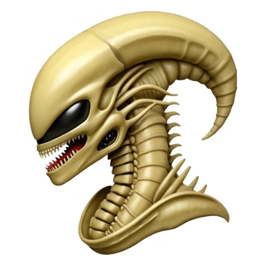beije xenomorph from movie alien sticker