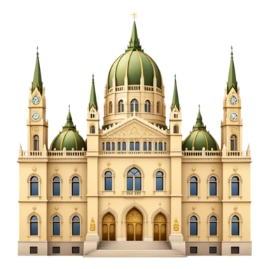 Budapest parliament emoji more aesthetic  sticker