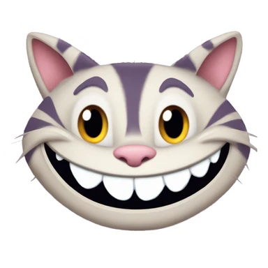 Cheshire cat smile ￼ sticker