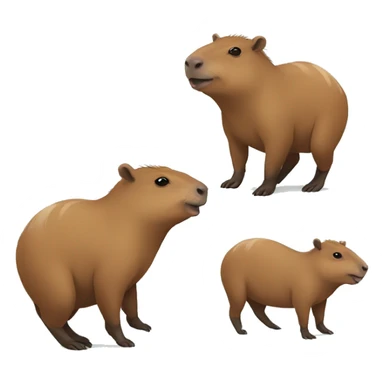 twerking capybara sticker