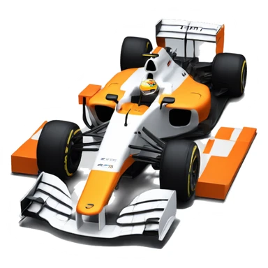 Voiture de F1 Mclaren - 2024 sticker