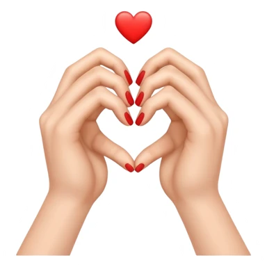 kalp yapan eller sticker