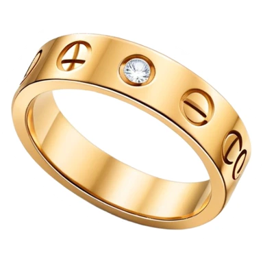 Cartier love ring  sticker