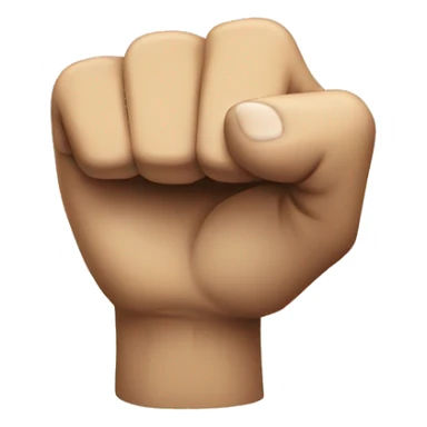 Angry fist sticker