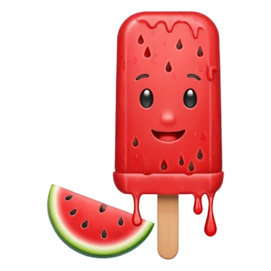 watermelon popsicle sticker