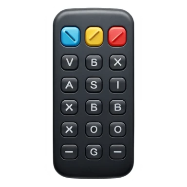 tv Remote sticker