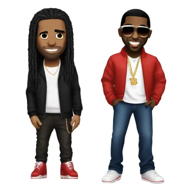 Lil Wayne and drake and p diddy  sticker