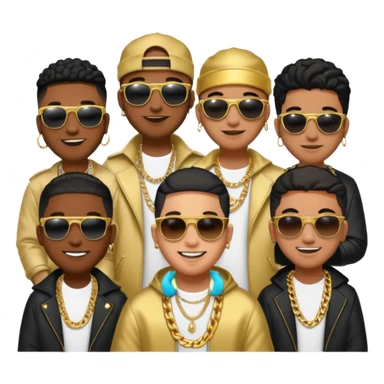 rappers group sticker