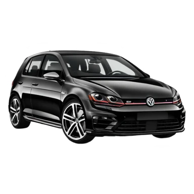 black golf r mk7 2016 sticker