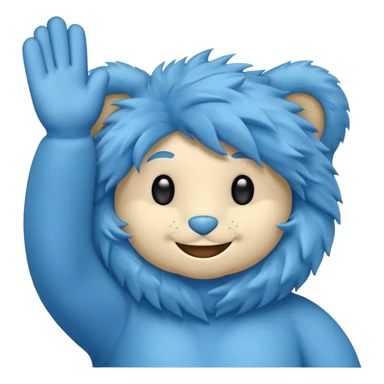 Un huggy wuggy saludando sticker