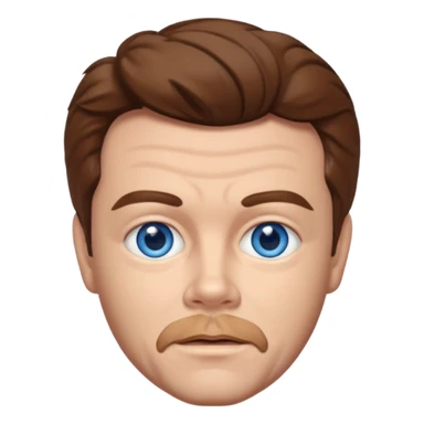 Russ Tamblyn with blue eyes, brown hair sticker