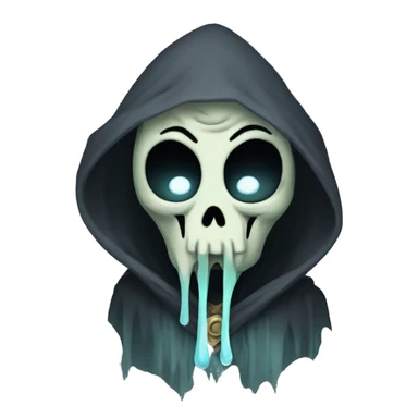the lich, adventure time emoji, crying sad face, tear drop sticker