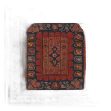 3/4 afghan rug sticker