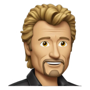 Johnny hallyday sticker