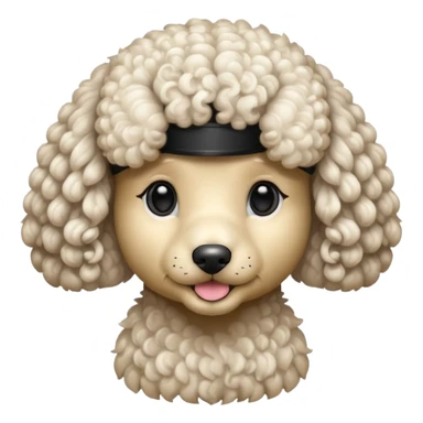 Perro caniche sticker