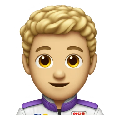 Race car driver sticker