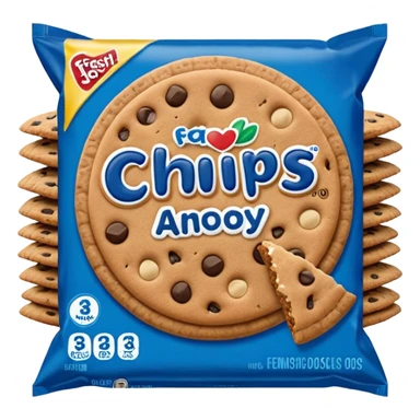 pack of chips ahoy cookies (blue) sticker