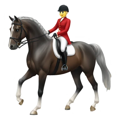 Dressage horse  sticker