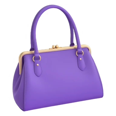 Purple goth purse sticker