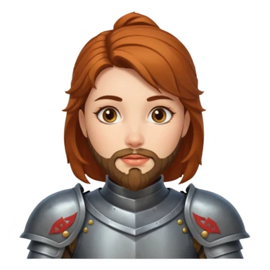 bearded knights women sticker