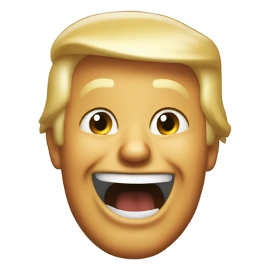 donald trump laughing  sticker
