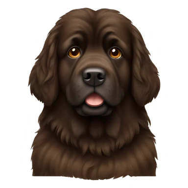 Brown Newfoundland  sticker