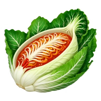 Korean kimchi napa cabbage style sticker