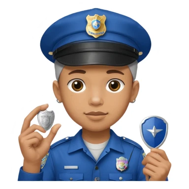 Ragazzo con cappello Nike mulatto che col Police in su sticker