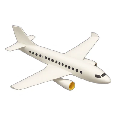 avion de papel sticker
