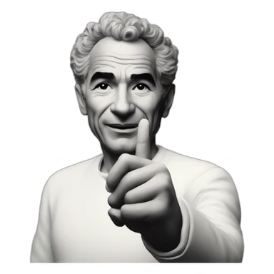 Aldo Moro doing the « ok » gesture sticker