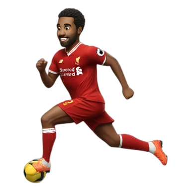 liverpool player running sticker